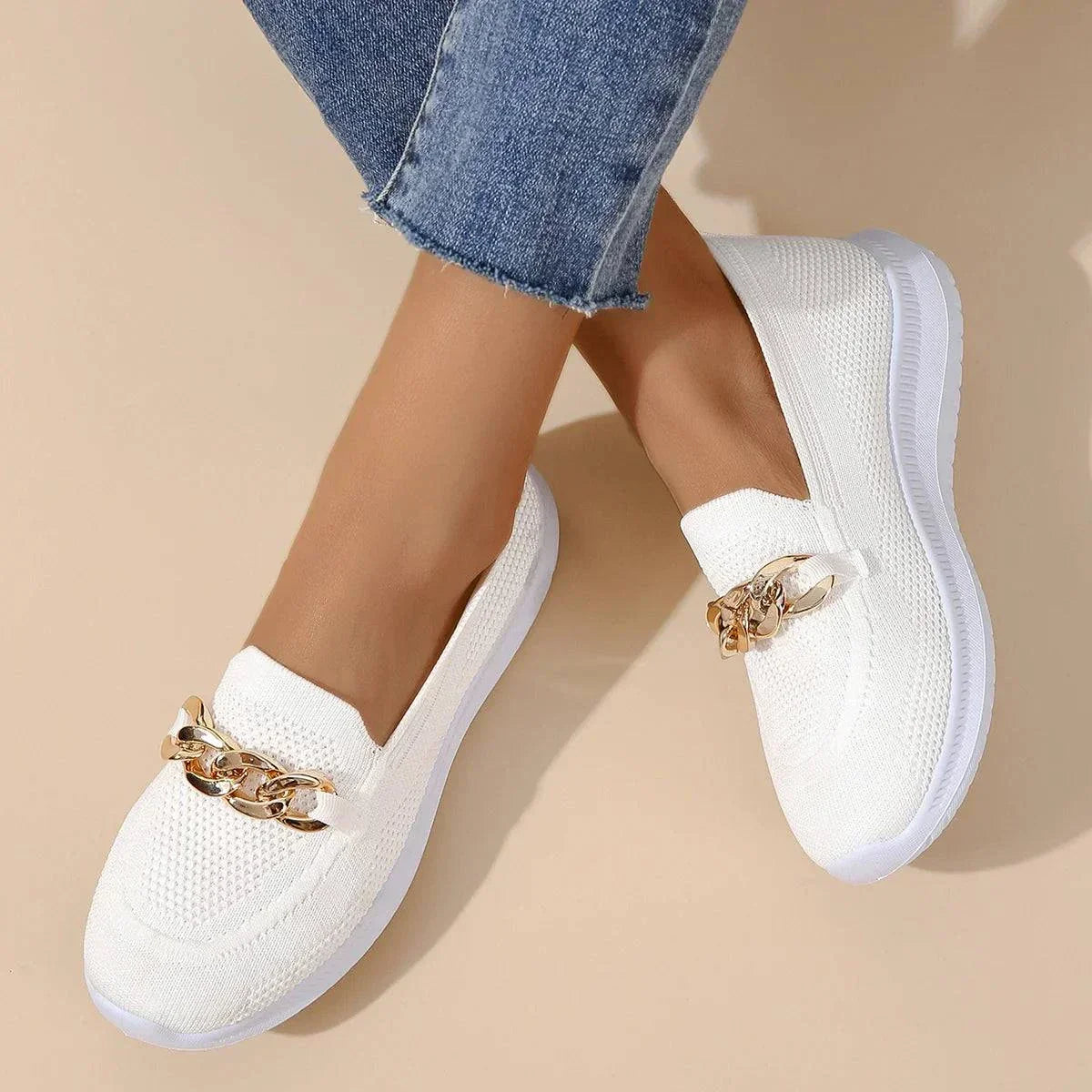 Sabena | Women’s Faux Leather Knot Loafers