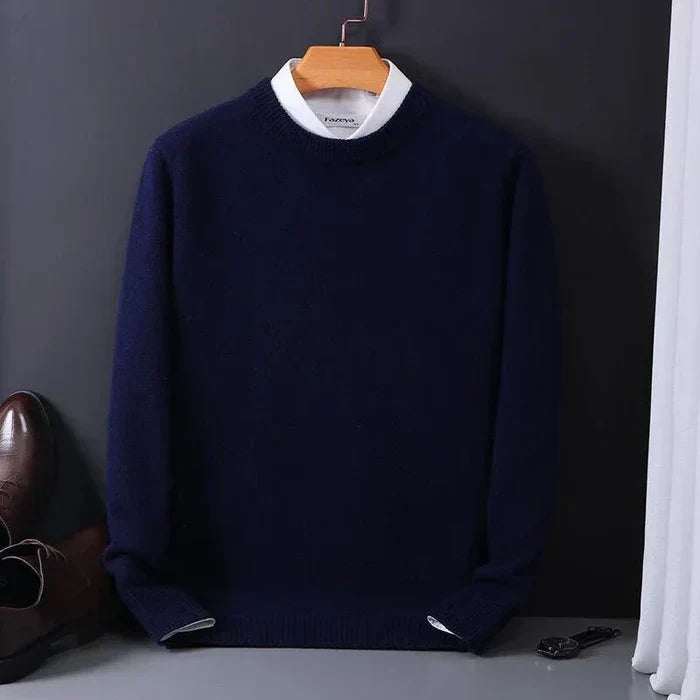 Kiaro | Men’s Cashmere Blend Crewneck Relaxed Fit Sweater